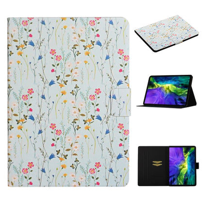 Flower Pattern Horizontal Flip Leather Case with Card Slots & Holder, For Samsung Galaxy Tab S6, For Amazon Kindle Fire 7 (2019), For Amazon Kindle Fire HD 8 (2020), For Amazon Kindle Fire HD 10, For iPad 5, For iPad 10.2, For iPad Pro 10.5 inch       ...