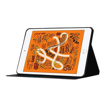 Flower Pattern Horizontal Flip Leather Case with Card Slots & Holder, For iPad Mini 2019, For iPad Mini 4 & 3 & 2 & 1