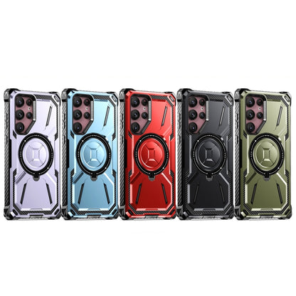 Armor Series Holder Phone Case with Back Clip, For Samsung Galaxy S23 Ultra 5G, For Samsung Galaxy S23 5G, For Samsung Galaxy S22 Ultra 5G, For Samsung Galaxy S22 5G, For Samsung Galaxy S22+ 5G, For Samsung Galaxy S21 Ultra 5G, For Samsung Galaxy S21+ ...