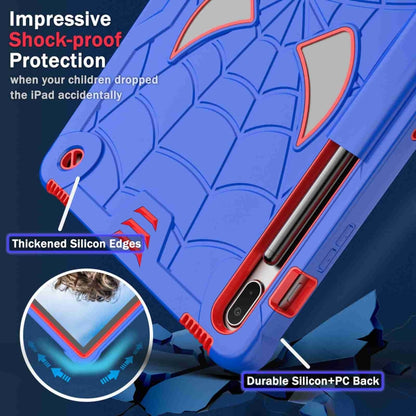 Spider Texture Silicone Hybrid PC Tablet Case with Shoulder Strap, For Samsung Galaxy Tab S7 FE / S7+ / S8+, For Samsung Galaxy Tab S7 / S8, For Samsung Galaxy Tab A8 10.5 2021, For Samsung Galaxy Tab S6 Lite P610