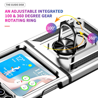 Shockproof TPU + PC Phone Case with Holder, For Samsung Galaxy Z Flip5