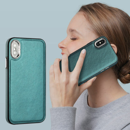 Leather Texture Full Coverage Phone Case, For iPhone 11 Pro, For iPhone X / XS, For iPhone XR, For iPhone XS Max, For iPhone 6s Plus / 7 Plus / 8 Plus