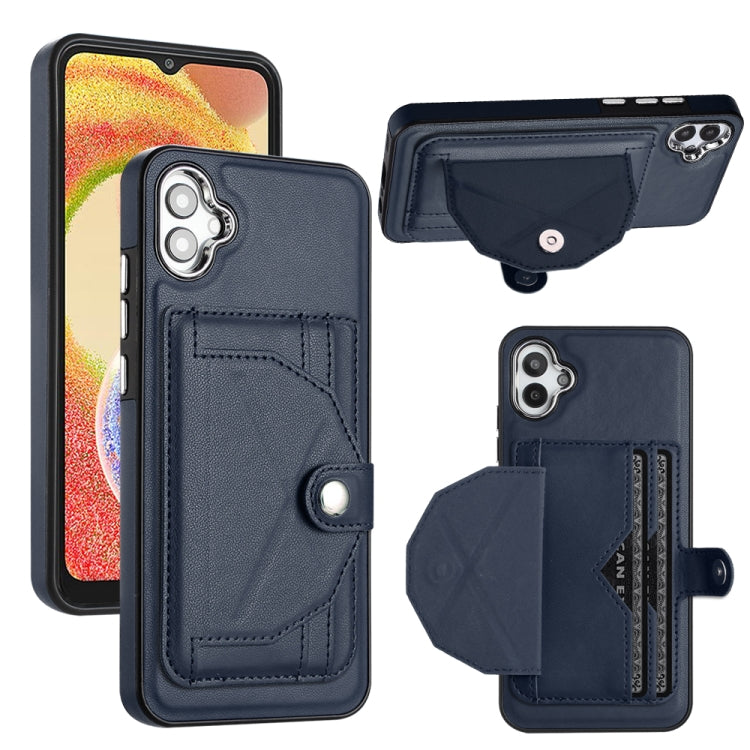 Shockproof Leather Phone Case with Card Holder, For Samsung Galaxy A04E / F04 / M04, For Samsung Galaxy A34 5G, For Samsung Galaxy A54 5G, For Samsung Galaxy S23 Ultra, For Samsung Galaxy S23, For Samsung Galaxy A04 4G                                  ...