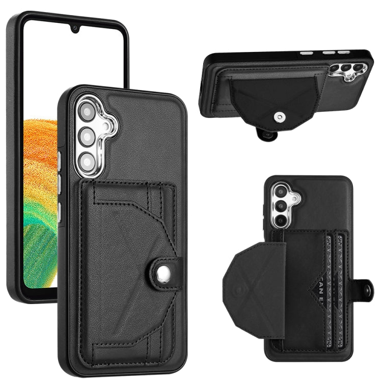 Shockproof Leather Phone Case with Card Holder, For Samsung Galaxy A04E / F04 / M04, For Samsung Galaxy A34 5G, For Samsung Galaxy A54 5G, For Samsung Galaxy S23 Ultra, For Samsung Galaxy S23, For Samsung Galaxy A04 4G                                  ...