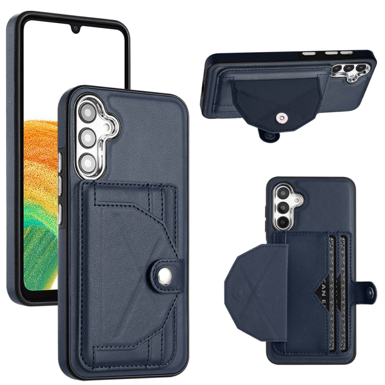 Shockproof Leather Phone Case with Card Holder, For Samsung Galaxy A04E / F04 / M04, For Samsung Galaxy A34 5G, For Samsung Galaxy A54 5G, For Samsung Galaxy S23 Ultra, For Samsung Galaxy S23, For Samsung Galaxy A04 4G                                  ...