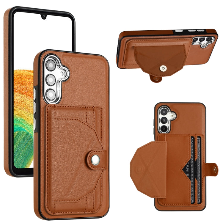 Shockproof Leather Phone Case with Card Holder, For Samsung Galaxy A04E / F04 / M04, For Samsung Galaxy A34 5G, For Samsung Galaxy A54 5G, For Samsung Galaxy S23 Ultra, For Samsung Galaxy S23, For Samsung Galaxy A04 4G                                  ...