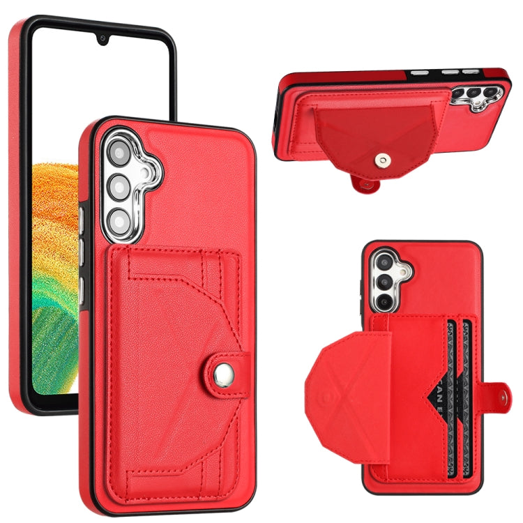 Shockproof Leather Phone Case with Card Holder, For Samsung Galaxy A04E / F04 / M04, For Samsung Galaxy A34 5G, For Samsung Galaxy A54 5G, For Samsung Galaxy S23 Ultra, For Samsung Galaxy S23, For Samsung Galaxy A04 4G                                  ...