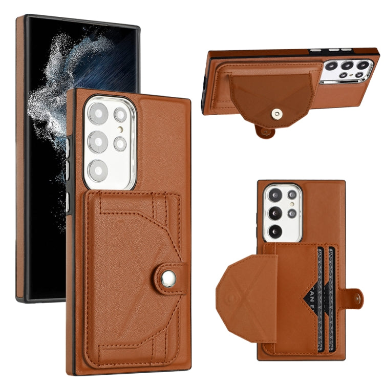 Shockproof Leather Phone Case with Card Holder, For Samsung Galaxy A04E / F04 / M04, For Samsung Galaxy A34 5G, For Samsung Galaxy A54 5G, For Samsung Galaxy S23 Ultra, For Samsung Galaxy S23, For Samsung Galaxy A04 4G                                  ...