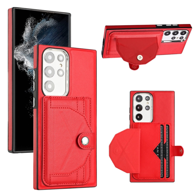 Shockproof Leather Phone Case with Card Holder, For Samsung Galaxy A04E / F04 / M04, For Samsung Galaxy A34 5G, For Samsung Galaxy A54 5G, For Samsung Galaxy S23 Ultra, For Samsung Galaxy S23, For Samsung Galaxy A04 4G                                  ...
