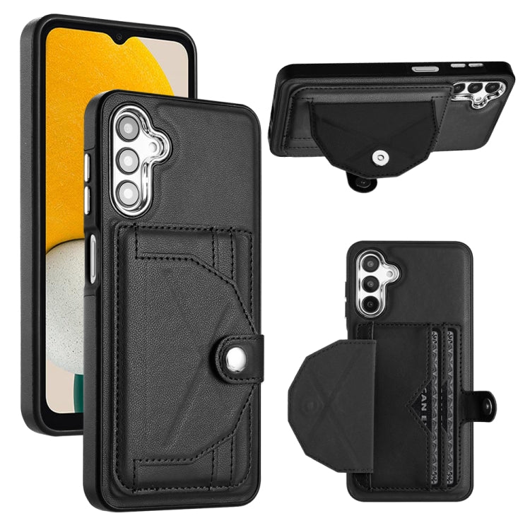 Shockproof Leather Phone Case with Card Holder, For Samsung Galaxy A04E / F04 / M04, For Samsung Galaxy A34 5G, For Samsung Galaxy A54 5G, For Samsung Galaxy S23 Ultra, For Samsung Galaxy S23, For Samsung Galaxy A04 4G                                  ...