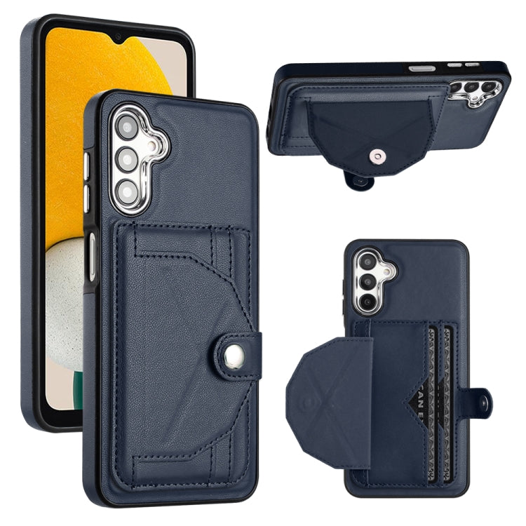 Shockproof Leather Phone Case with Card Holder, For Samsung Galaxy A04E / F04 / M04, For Samsung Galaxy A34 5G, For Samsung Galaxy A54 5G, For Samsung Galaxy S23 Ultra, For Samsung Galaxy S23, For Samsung Galaxy A04 4G                                  ...