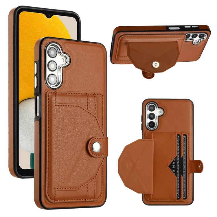 Shockproof Leather Phone Case with Card Holder, For Samsung Galaxy A04E / F04 / M04, For Samsung Galaxy A34 5G, For Samsung Galaxy A54 5G, For Samsung Galaxy S23 Ultra, For Samsung Galaxy S23, For Samsung Galaxy A04 4G                                  ...