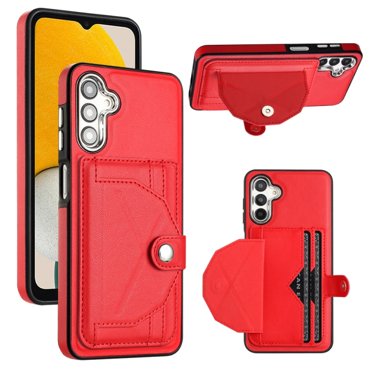 Shockproof Leather Phone Case with Card Holder, For Samsung Galaxy A04E / F04 / M04, For Samsung Galaxy A34 5G, For Samsung Galaxy A54 5G, For Samsung Galaxy S23 Ultra, For Samsung Galaxy S23, For Samsung Galaxy A04 4G                                  ...