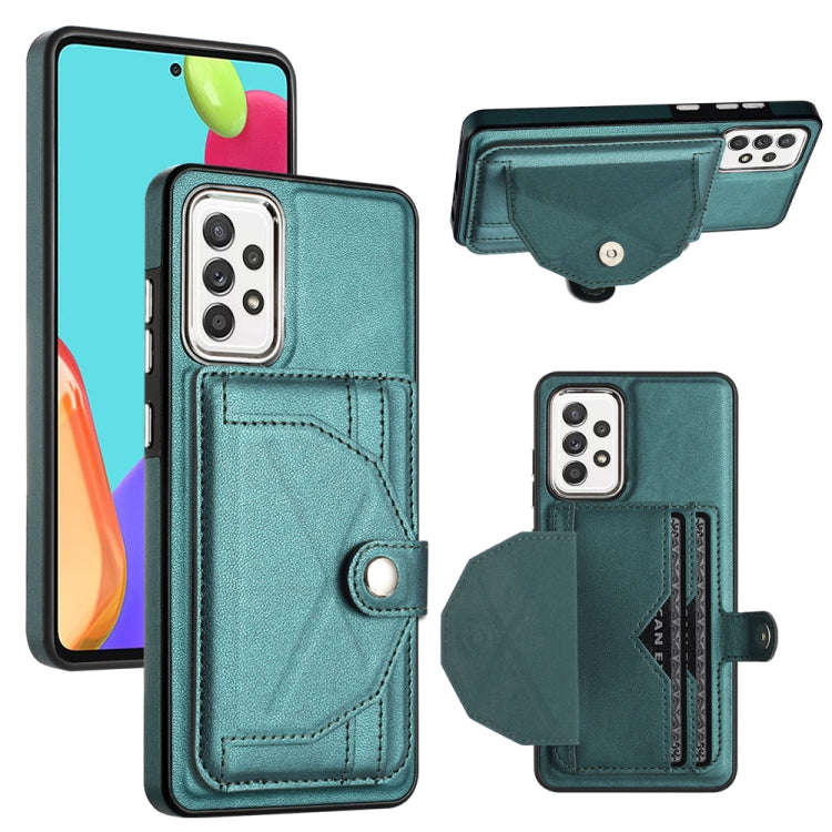 Shockproof Leather Phone Case with Card Holder, For Samsung Galaxy A53 5G, For Samsung Galaxy A73 5G, For Samsung Galaxy A33 5G, For Samsung Galaxy A13 4G, For Samsung Galaxy S22 Ultra 5G, For Samsung Galaxy S22+ 5G, For Samsung Galaxy S22 5G          ...