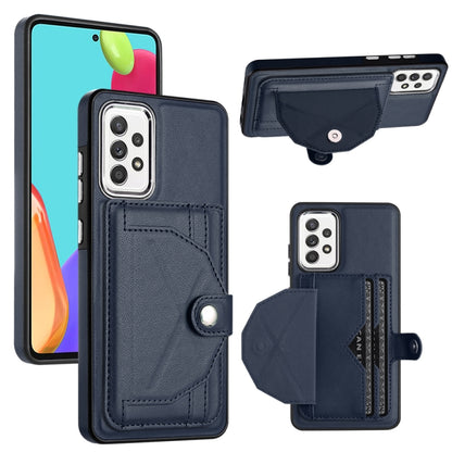Shockproof Leather Phone Case with Card Holder, For Samsung Galaxy A53 5G, For Samsung Galaxy A73 5G, For Samsung Galaxy A33 5G, For Samsung Galaxy A13 4G, For Samsung Galaxy S22 Ultra 5G, For Samsung Galaxy S22+ 5G, For Samsung Galaxy S22 5G          ...