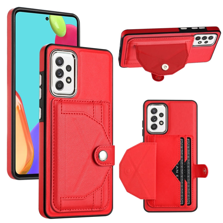 Shockproof Leather Phone Case with Card Holder, For Samsung Galaxy A53 5G, For Samsung Galaxy A73 5G, For Samsung Galaxy A33 5G, For Samsung Galaxy A13 4G, For Samsung Galaxy S22 Ultra 5G, For Samsung Galaxy S22+ 5G, For Samsung Galaxy S22 5G          ...
