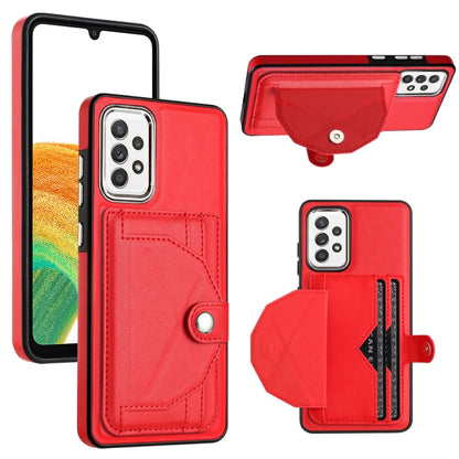 Shockproof Leather Phone Case with Card Holder, For Samsung Galaxy A53 5G, For Samsung Galaxy A73 5G, For Samsung Galaxy A33 5G, For Samsung Galaxy A13 4G, For Samsung Galaxy S22 Ultra 5G, For Samsung Galaxy S22+ 5G, For Samsung Galaxy S22 5G          ...