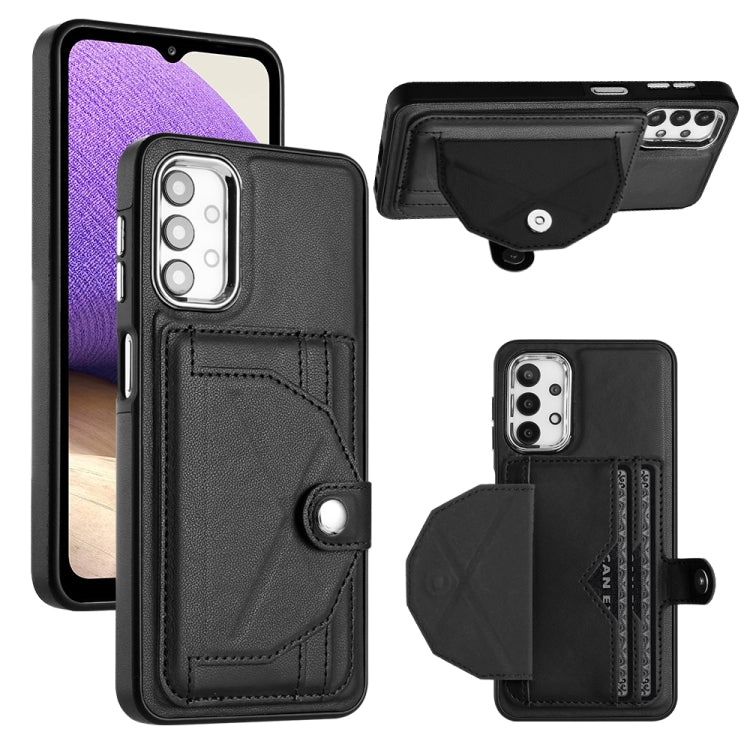 Shockproof Leather Phone Case with Card Holder, For Samsung Galaxy A53 5G, For Samsung Galaxy A73 5G, For Samsung Galaxy A33 5G, For Samsung Galaxy A13 4G, For Samsung Galaxy S22 Ultra 5G, For Samsung Galaxy S22+ 5G, For Samsung Galaxy S22 5G          ...