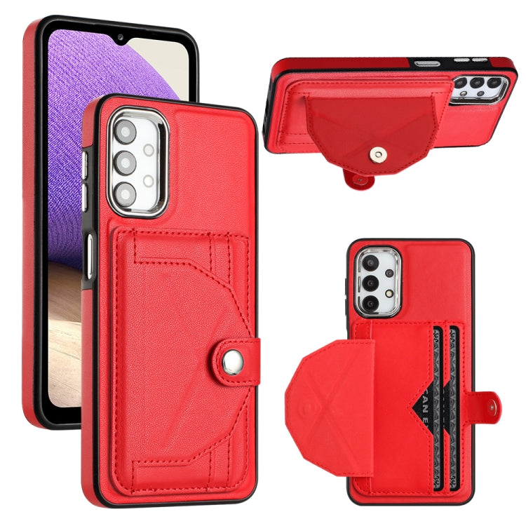 Shockproof Leather Phone Case with Card Holder, For Samsung Galaxy A53 5G, For Samsung Galaxy A73 5G, For Samsung Galaxy A33 5G, For Samsung Galaxy A13 4G, For Samsung Galaxy S22 Ultra 5G, For Samsung Galaxy S22+ 5G, For Samsung Galaxy S22 5G          ...