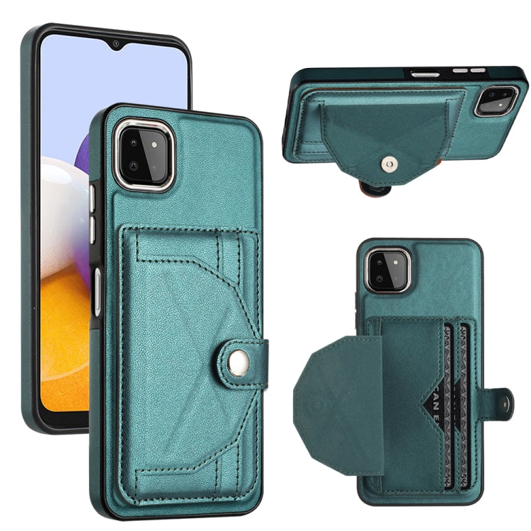 Shockproof Leather Phone Case with Card Holder, For Samsung Galaxy A53 5G, For Samsung Galaxy A73 5G, For Samsung Galaxy A33 5G, For Samsung Galaxy A13 4G, For Samsung Galaxy S22 Ultra 5G, For Samsung Galaxy S22+ 5G, For Samsung Galaxy S22 5G          ...