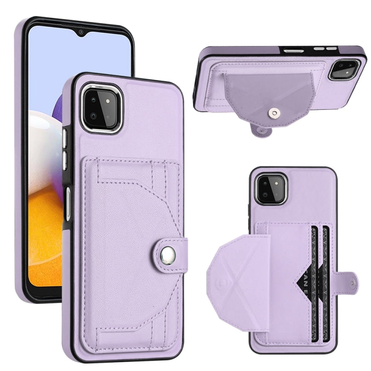 Shockproof Leather Phone Case with Card Holder, For Samsung Galaxy A53 5G, For Samsung Galaxy A73 5G, For Samsung Galaxy A33 5G, For Samsung Galaxy A13 4G, For Samsung Galaxy S22 Ultra 5G, For Samsung Galaxy S22+ 5G, For Samsung Galaxy S22 5G          ...