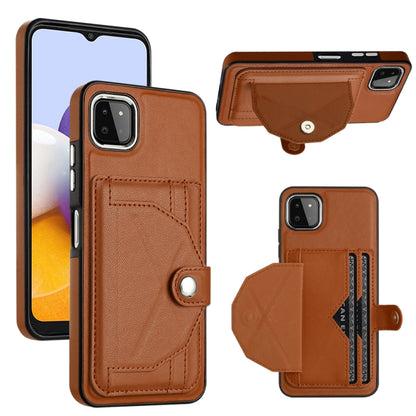 Shockproof Leather Phone Case with Card Holder, For Samsung Galaxy A53 5G, For Samsung Galaxy A73 5G, For Samsung Galaxy A33 5G, For Samsung Galaxy A13 4G, For Samsung Galaxy S22 Ultra 5G, For Samsung Galaxy S22+ 5G, For Samsung Galaxy S22 5G          ...