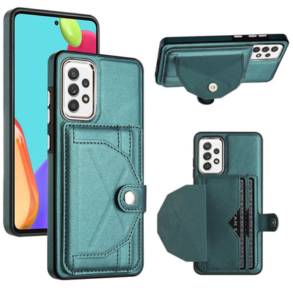 Shockproof Leather Phone Case with Card Holder, For Samsung Galaxy S21 FE 5G, For Samsung Galaxy A32 4G, For Samsung Galaxy A72 4G / A72 5G, For Samsung Galaxy A52 4G / A52 5G, For Samsung Galaxy A12 4G / M12, For Samsung Galaxy A32 5G