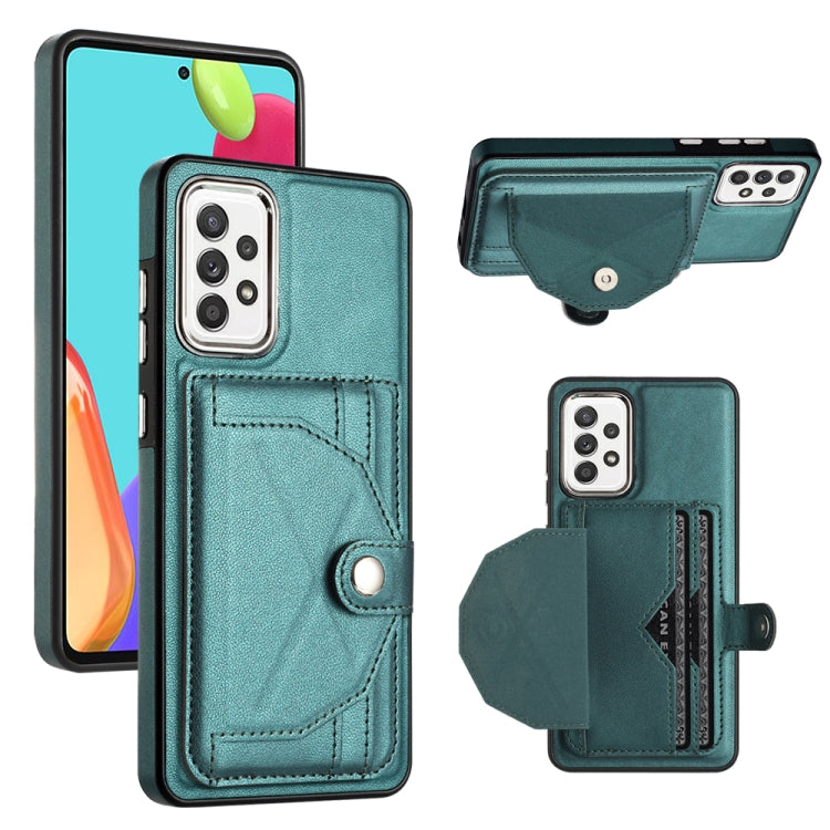 Shockproof Leather Phone Case with Card Holder, For Samsung Galaxy S21 FE 5G, For Samsung Galaxy A32 4G, For Samsung Galaxy A72 4G / A72 5G, For Samsung Galaxy A52 4G / A52 5G, For Samsung Galaxy A12 4G / M12, For Samsung Galaxy A32 5G