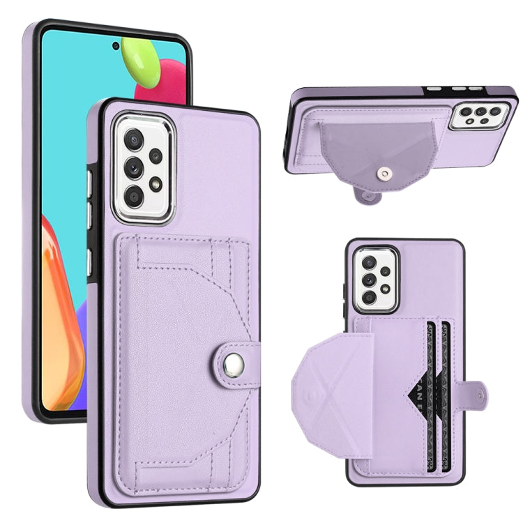 Shockproof Leather Phone Case with Card Holder, For Samsung Galaxy S21 FE 5G, For Samsung Galaxy A32 4G, For Samsung Galaxy A72 4G / A72 5G, For Samsung Galaxy A52 4G / A52 5G, For Samsung Galaxy A12 4G / M12, For Samsung Galaxy A32 5G