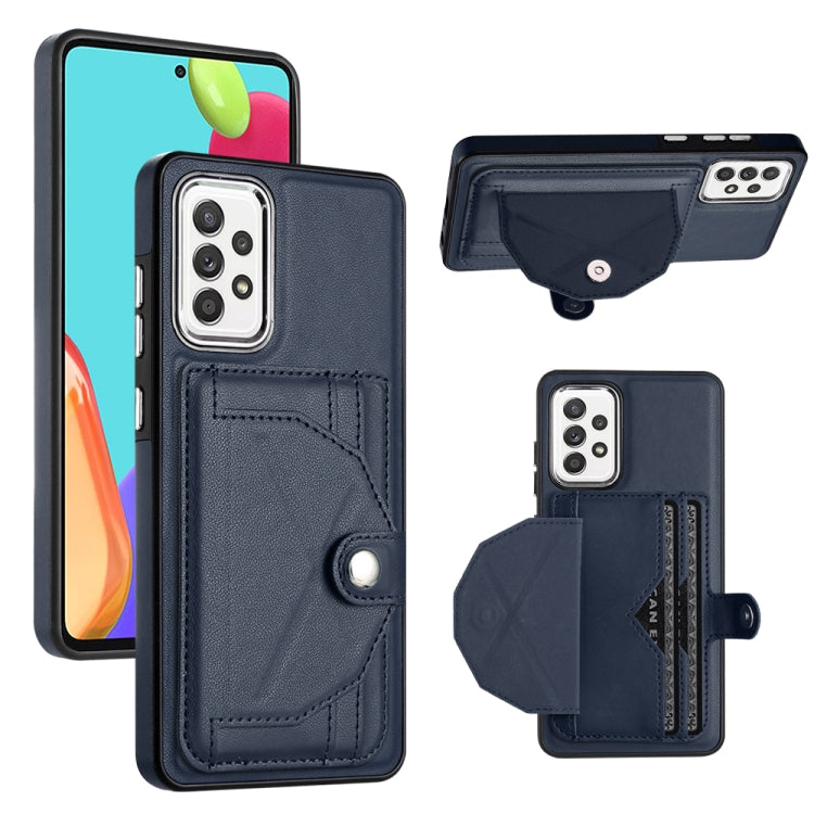 Shockproof Leather Phone Case with Card Holder, For Samsung Galaxy S21 FE 5G, For Samsung Galaxy A32 4G, For Samsung Galaxy A72 4G / A72 5G, For Samsung Galaxy A52 4G / A52 5G, For Samsung Galaxy A12 4G / M12, For Samsung Galaxy A32 5G