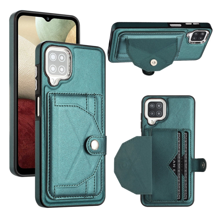 Shockproof Leather Phone Case with Card Holder, For Samsung Galaxy S21 FE 5G, For Samsung Galaxy A32 4G, For Samsung Galaxy A72 4G / A72 5G, For Samsung Galaxy A52 4G / A52 5G, For Samsung Galaxy A12 4G / M12, For Samsung Galaxy A32 5G