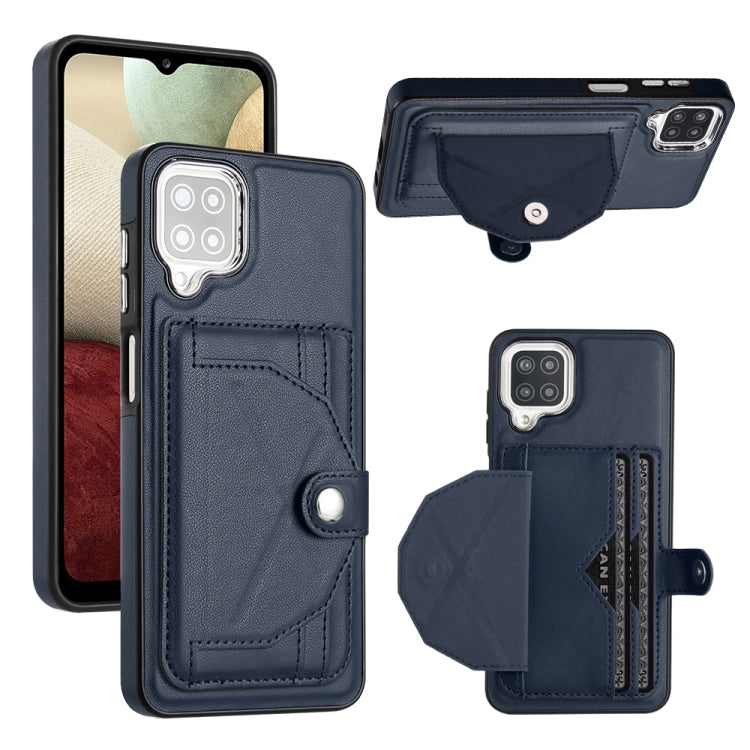 Shockproof Leather Phone Case with Card Holder, For Samsung Galaxy S21 FE 5G, For Samsung Galaxy A32 4G, For Samsung Galaxy A72 4G / A72 5G, For Samsung Galaxy A52 4G / A52 5G, For Samsung Galaxy A12 4G / M12, For Samsung Galaxy A32 5G