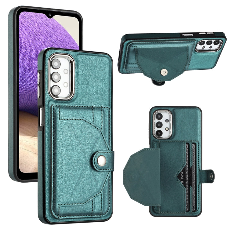 Shockproof Leather Phone Case with Card Holder, For Samsung Galaxy S21 FE 5G, For Samsung Galaxy A32 4G, For Samsung Galaxy A72 4G / A72 5G, For Samsung Galaxy A52 4G / A52 5G, For Samsung Galaxy A12 4G / M12, For Samsung Galaxy A32 5G