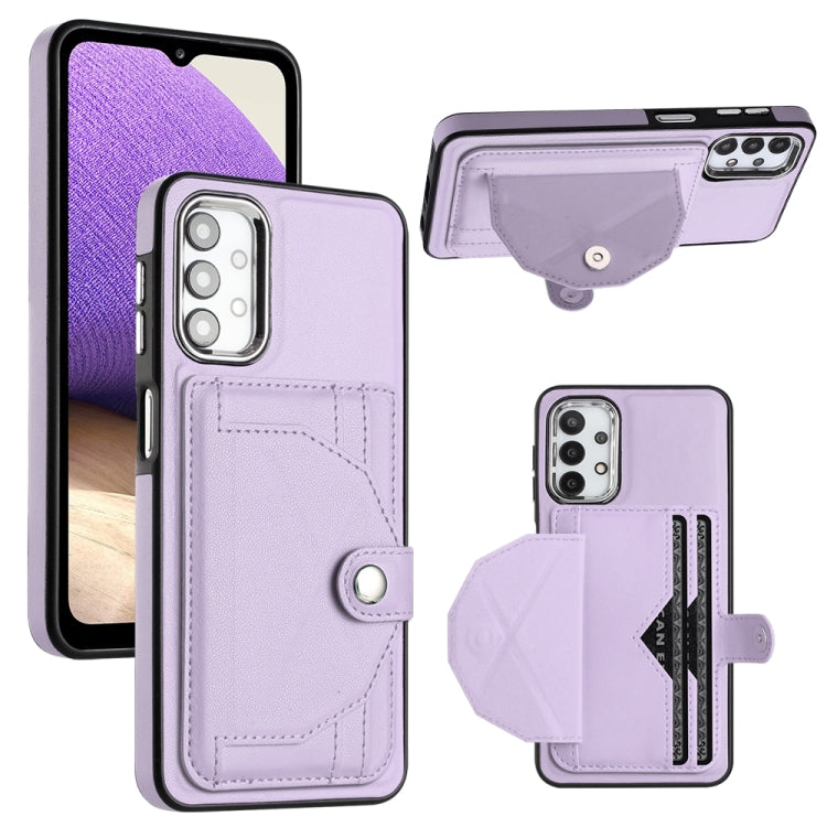 Shockproof Leather Phone Case with Card Holder, For Samsung Galaxy S21 FE 5G, For Samsung Galaxy A32 4G, For Samsung Galaxy A72 4G / A72 5G, For Samsung Galaxy A52 4G / A52 5G, For Samsung Galaxy A12 4G / M12, For Samsung Galaxy A32 5G