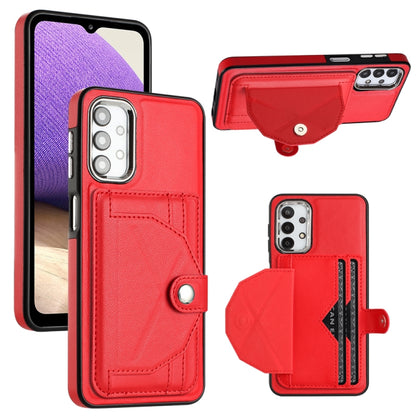 Shockproof Leather Phone Case with Card Holder, For Samsung Galaxy S21 FE 5G, For Samsung Galaxy A32 4G, For Samsung Galaxy A72 4G / A72 5G, For Samsung Galaxy A52 4G / A52 5G, For Samsung Galaxy A12 4G / M12, For Samsung Galaxy A32 5G