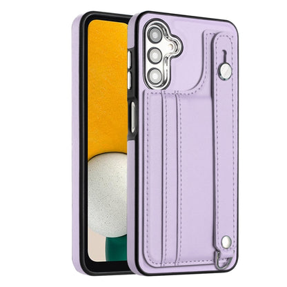 Shockproof Leather Phone Case with Wrist Strap, For Samsung Galaxy A04E / F04 / M04, For Samsung Galaxy A14 4G / A14 5G, For Samsung Galaxy A34 5G, For Samsung Galaxy A54 5G, For Samsung Galaxy S23 Ultra, For Samsung Galaxy S23, For Samsung Galaxy A04 ...