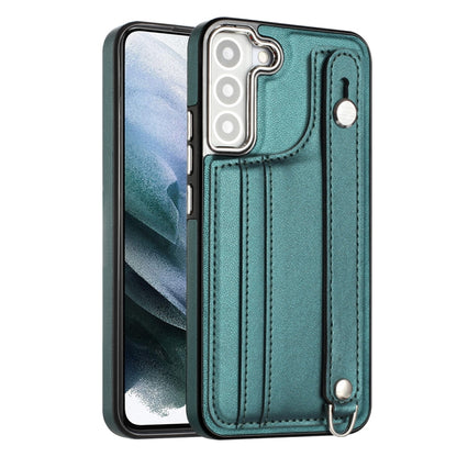 Shockproof Leather Phone Case with Wrist Strap, For Samsung Galaxy A23 4G / F23 5G / M23 5G, For Samsung Galaxy A53 5G, For Samsung Galaxy A73 5G, For Samsung Galaxy A33 5G, For Samsung Galaxy A13 4G, For Samsung Galaxy S22 Ultra 5G                    ...