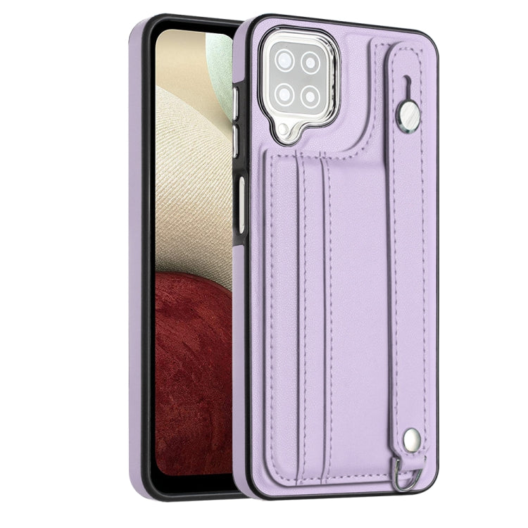 Shockproof Leather Phone Case with Wrist Strap, For Samsung Galaxy A22 5G, For Samsung Galaxy S21 FE 5G, For Samsung Galaxy A32 4G, For Samsung Galaxy A72 4G / A72 5G, For Samsung Galaxy A52 4G / A52 5G, For Samsung Galaxy A12 4G / M12                 ...