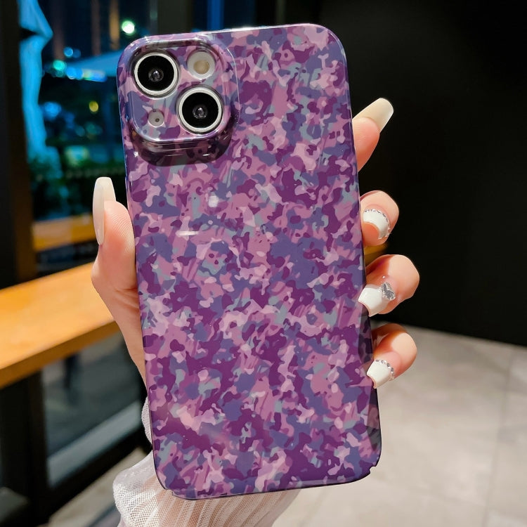 Precise Hole Camouflage Pattern PC Phone Case, For iPhone 15 Pro Max, For iPhone 15 Pro, For iPhone 15 Plus, For iPhone 15, For iPhone 14 Plus, For iPhone 14