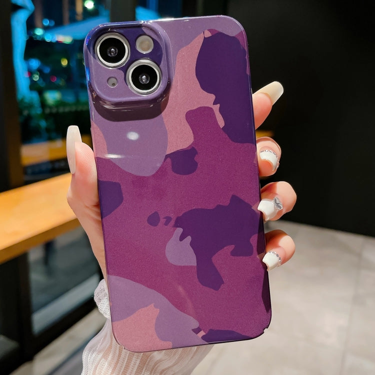 Precise Hole Camouflage Pattern PC Phone Case, For iPhone 14 Pro, For iPhone 14 Pro Max, For iPhone SE 2022 / 2020 / 8 / 7, For iPhone 13 Pro Max, For iPhone 13 Pro, For iPhone 13