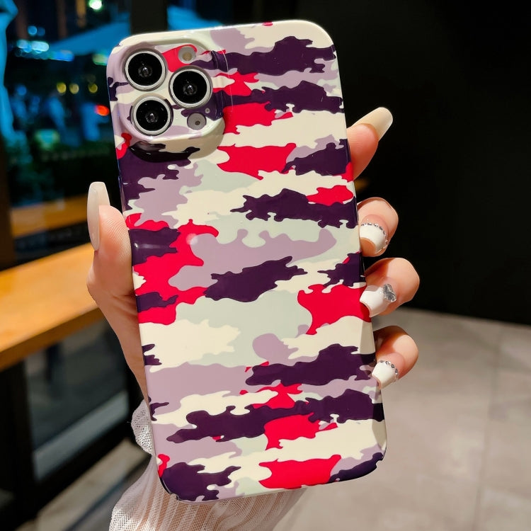 Precise Hole Camouflage Pattern PC Phone Case, For iPhone 13 mini, For iPhone 12, For iPhone 12 Pro Max, For iPhone 12 Pro, For iPhone 12 mini, For iPhone 11 Pro Max