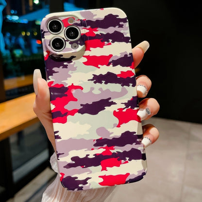 Precise Hole Camouflage Pattern PC Phone Case, For iPhone 13 mini, For iPhone 12, For iPhone 12 Pro Max, For iPhone 12 Pro, For iPhone 12 mini, For iPhone 11 Pro Max