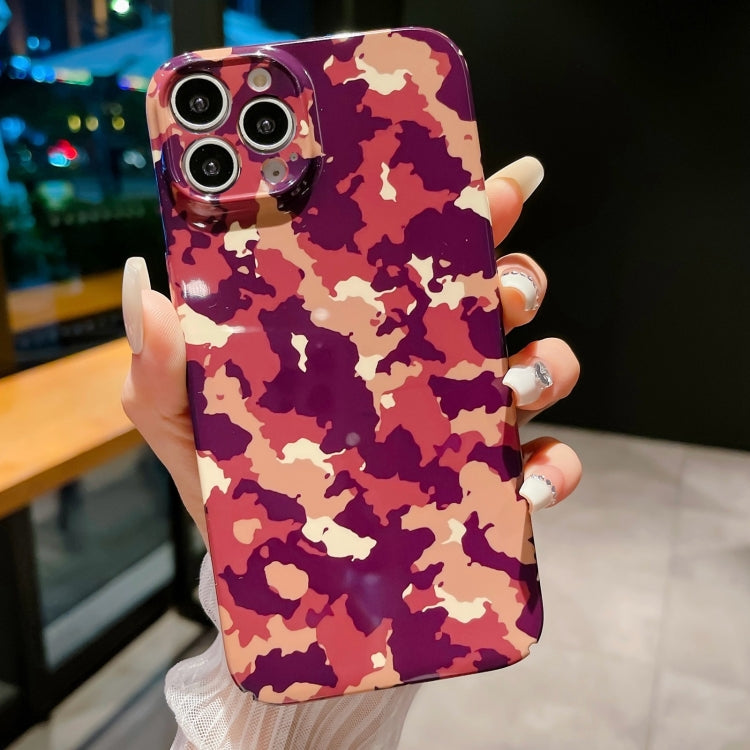 Precise Hole Camouflage Pattern PC Phone Case, For iPhone 13 mini, For iPhone 12, For iPhone 12 Pro Max, For iPhone 12 Pro, For iPhone 12 mini, For iPhone 11 Pro Max