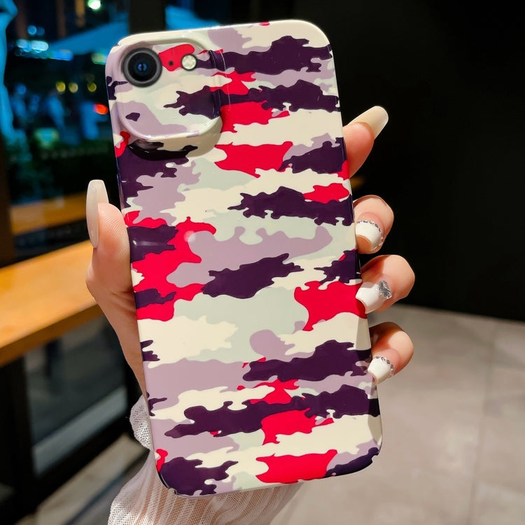Precise Hole Camouflage Pattern PC Phone Case, For iPhone 14 Pro, For iPhone 14 Pro Max, For iPhone SE 2022 / 2020 / 8 / 7, For iPhone 13 Pro Max, For iPhone 13 Pro, For iPhone 13