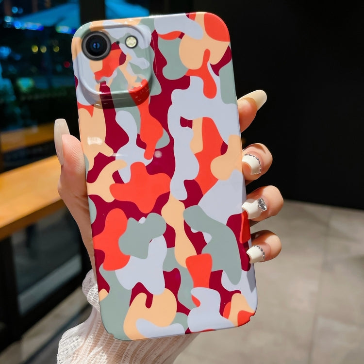 Precise Hole Camouflage Pattern PC Phone Case, For iPhone 14 Pro, For iPhone 14 Pro Max, For iPhone SE 2022 / 2020 / 8 / 7, For iPhone 13 Pro Max, For iPhone 13 Pro, For iPhone 13