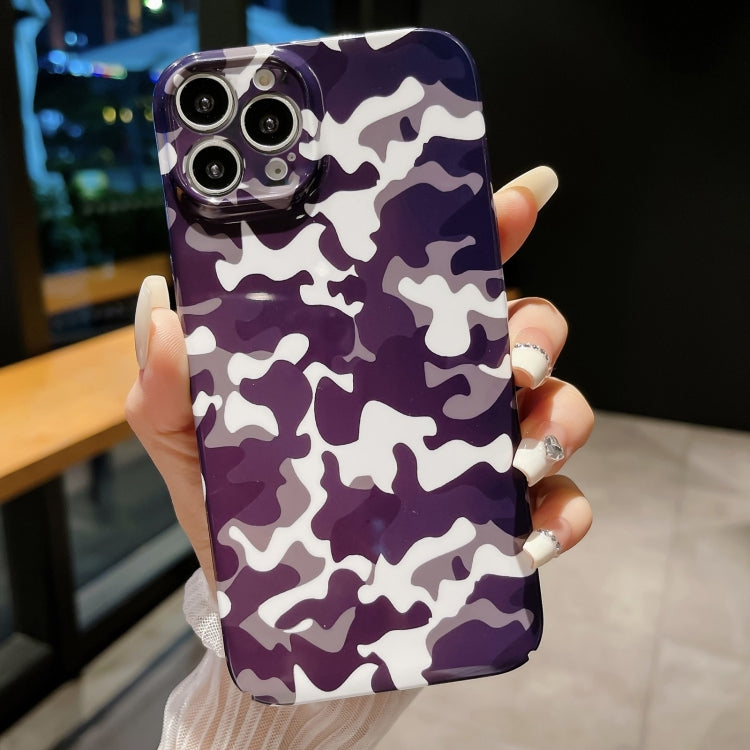Precise Hole Camouflage Pattern PC Phone Case, For iPhone 15 Pro Max, For iPhone 15 Pro, For iPhone 15 Plus, For iPhone 15, For iPhone 14 Plus, For iPhone 14