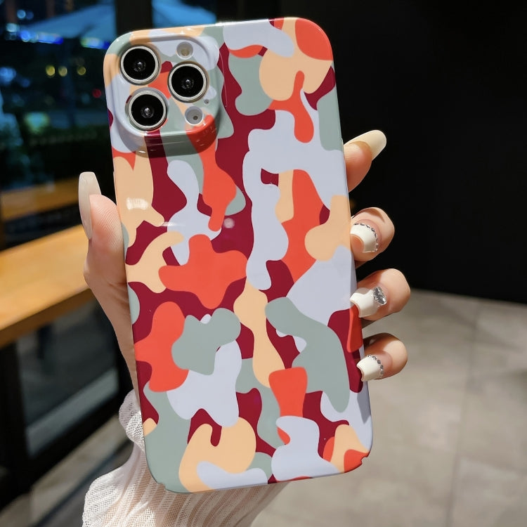 Precise Hole Camouflage Pattern PC Phone Case, For iPhone 15 Pro Max, For iPhone 15 Pro, For iPhone 15 Plus, For iPhone 15, For iPhone 14 Plus, For iPhone 14
