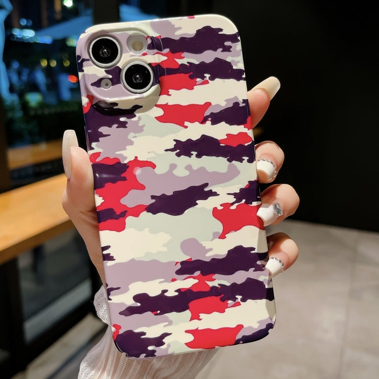 Precise Hole Camouflage Pattern PC Phone Case, For iPhone 15 Pro Max, For iPhone 15 Pro, For iPhone 15 Plus, For iPhone 15, For iPhone 14 Plus, For iPhone 14