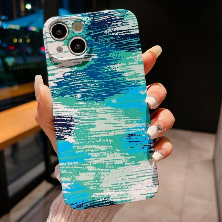 Precise Hole Camouflage Pattern PC Phone Case, For iPhone 15 Pro Max, For iPhone 15 Pro, For iPhone 15 Plus, For iPhone 15, For iPhone 14 Plus, For iPhone 14