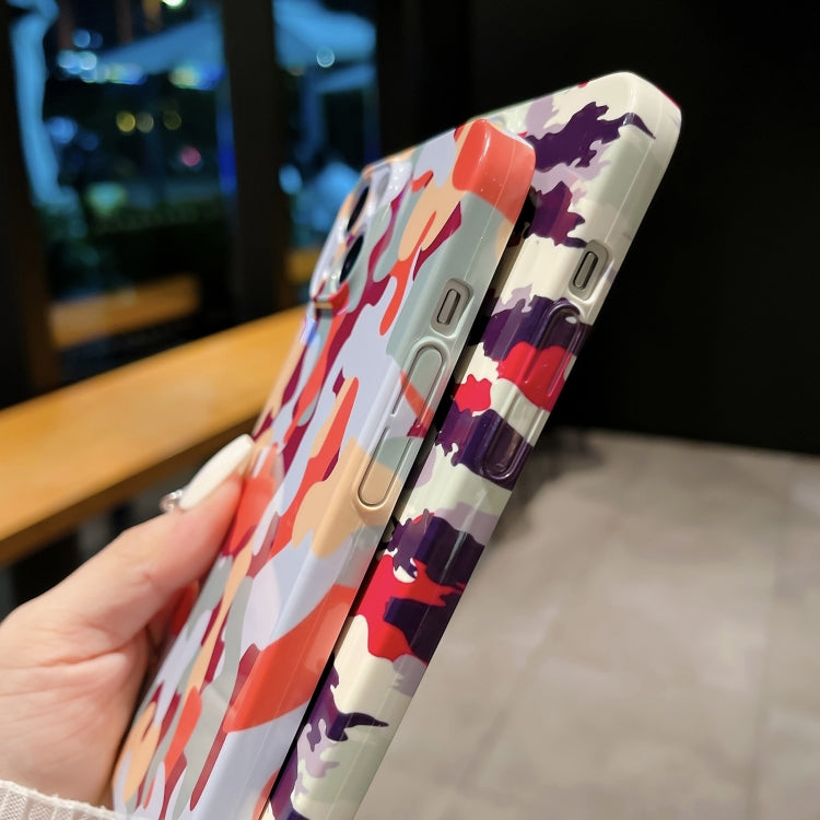 Precise Hole Camouflage Pattern PC Phone Case, For iPhone 14 Pro, For iPhone 14 Pro Max, For iPhone SE 2022 / 2020 / 8 / 7, For iPhone 13 Pro Max, For iPhone 13 Pro, For iPhone 13